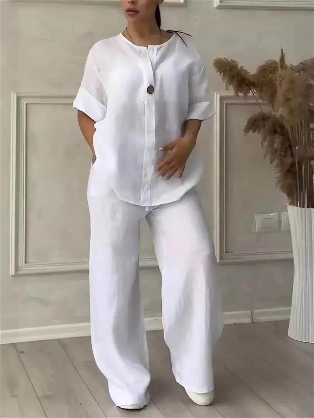 Clara | Linen Two-Piece Set
