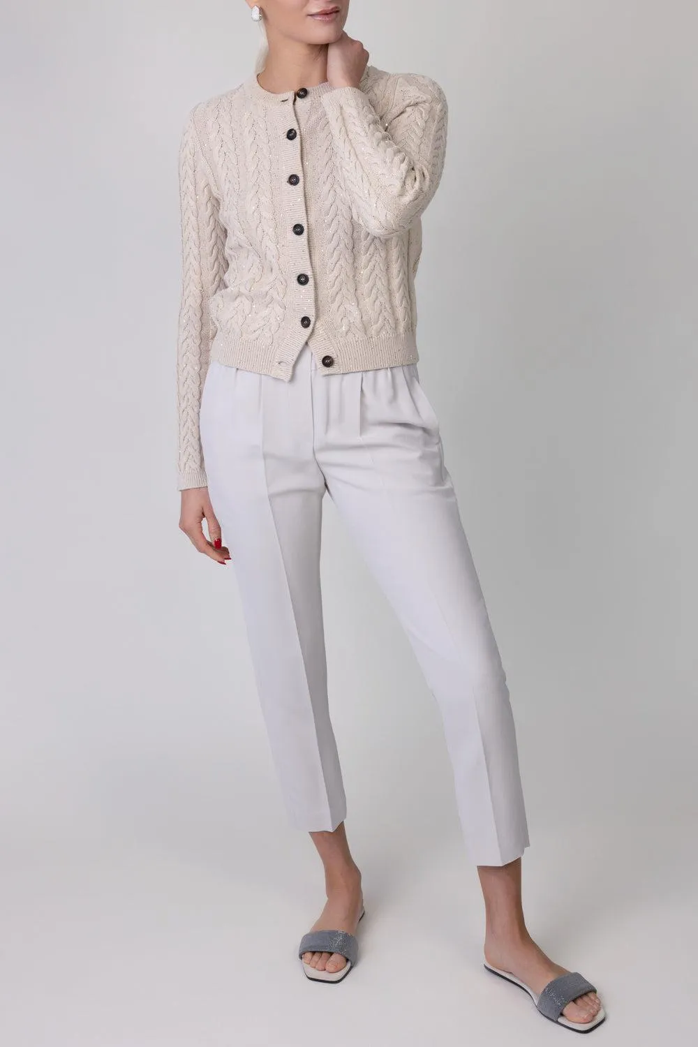 Classic Pull On Pant - Ice