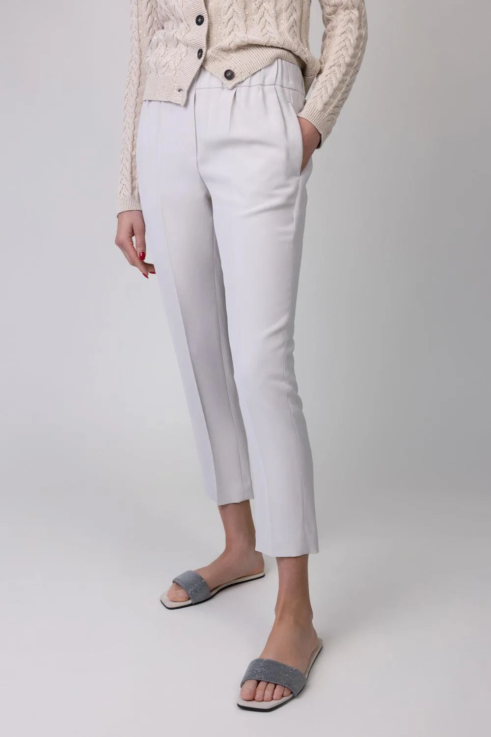 Classic Pull On Pant - Ice