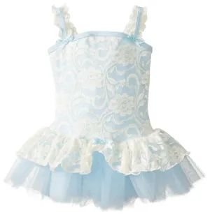 Clementine Little Girls' Lacy Camisole with Tutu Dress