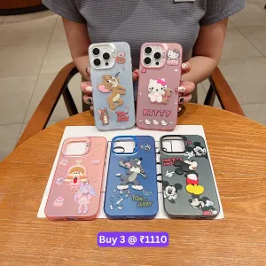 Colorful Printed and 3D Embossed Cartoon Phone Case - Mi Note 13 Pro (5G)