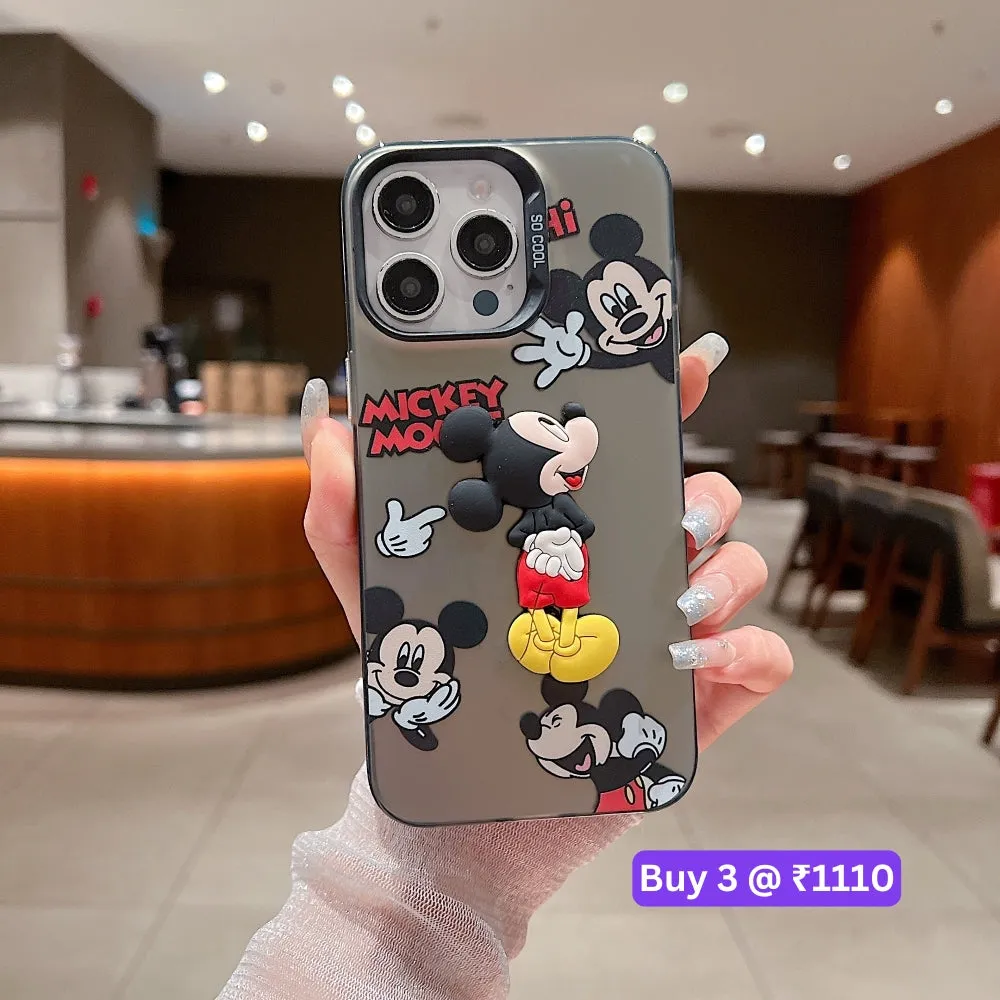 Colorful Printed and 3D Embossed Cartoon Phone Case - Mi Note 13 Pro (5G)