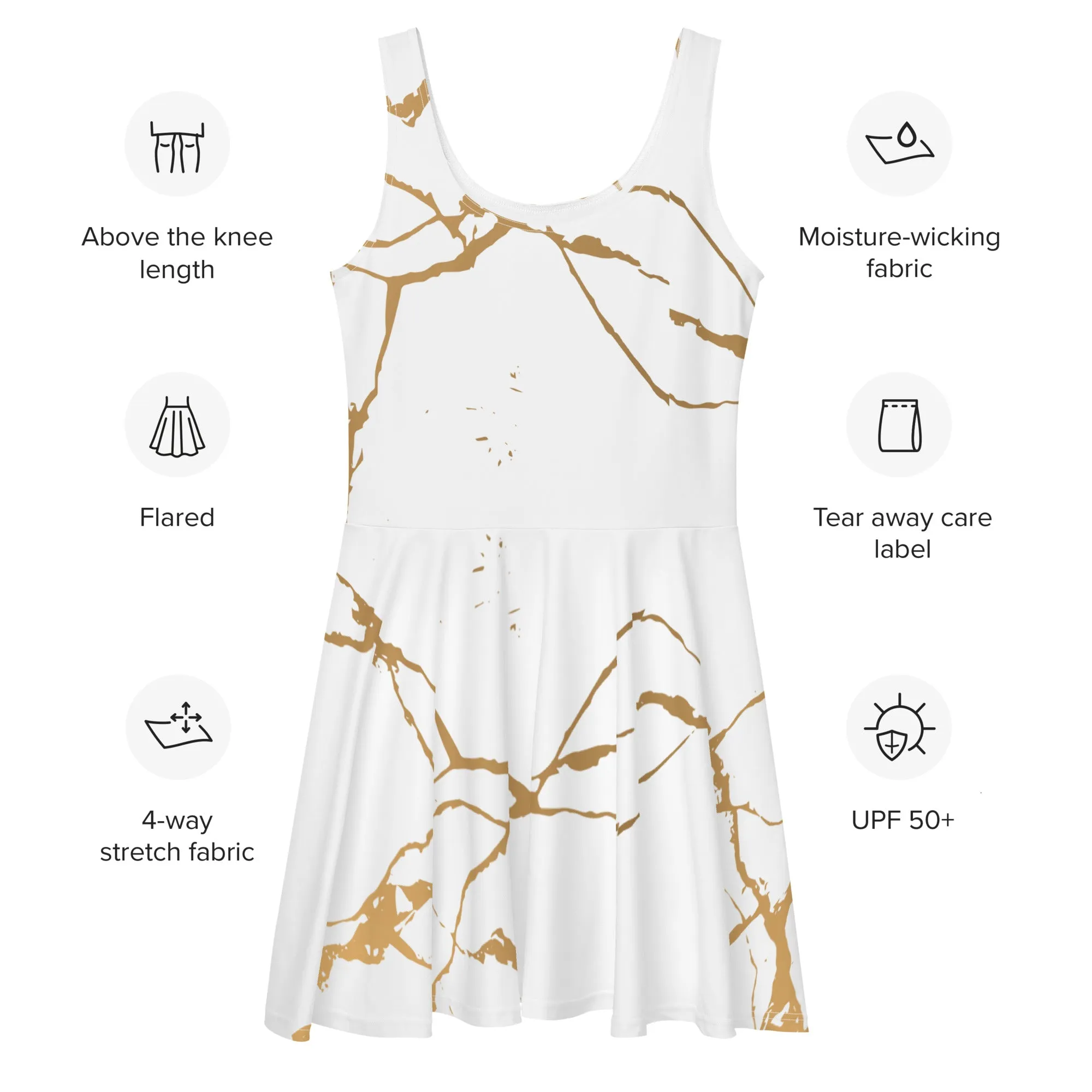 Comfort and Style Fashion Skater Dress, lioness-love