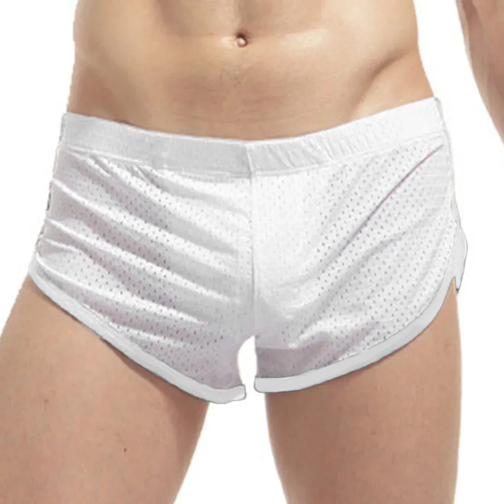 Comfortable Underwear Low waist Mesh Plus size Shorts Sports Beachwear Trunks Boxer