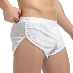Comfortable Underwear Low waist Mesh Plus size Shorts Sports Beachwear Trunks Boxer
