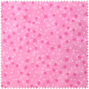 Comfy Flannel Pink w/ Stars 9831-22 BTY