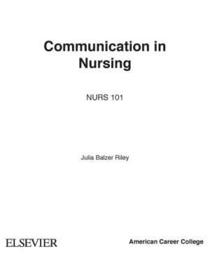 Communication in Nursing / Edition 7