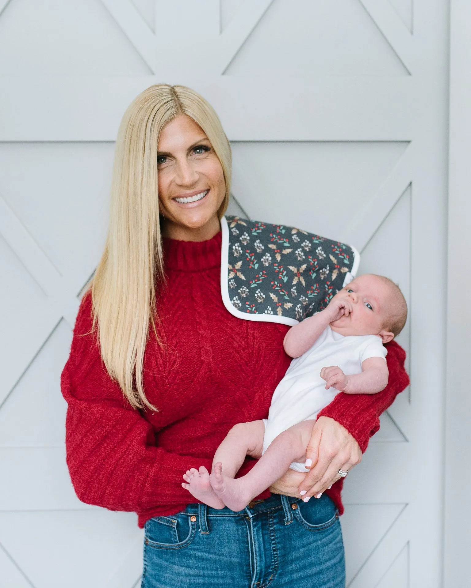 Copper Pearl Jolly Premium Burp Cloth Set