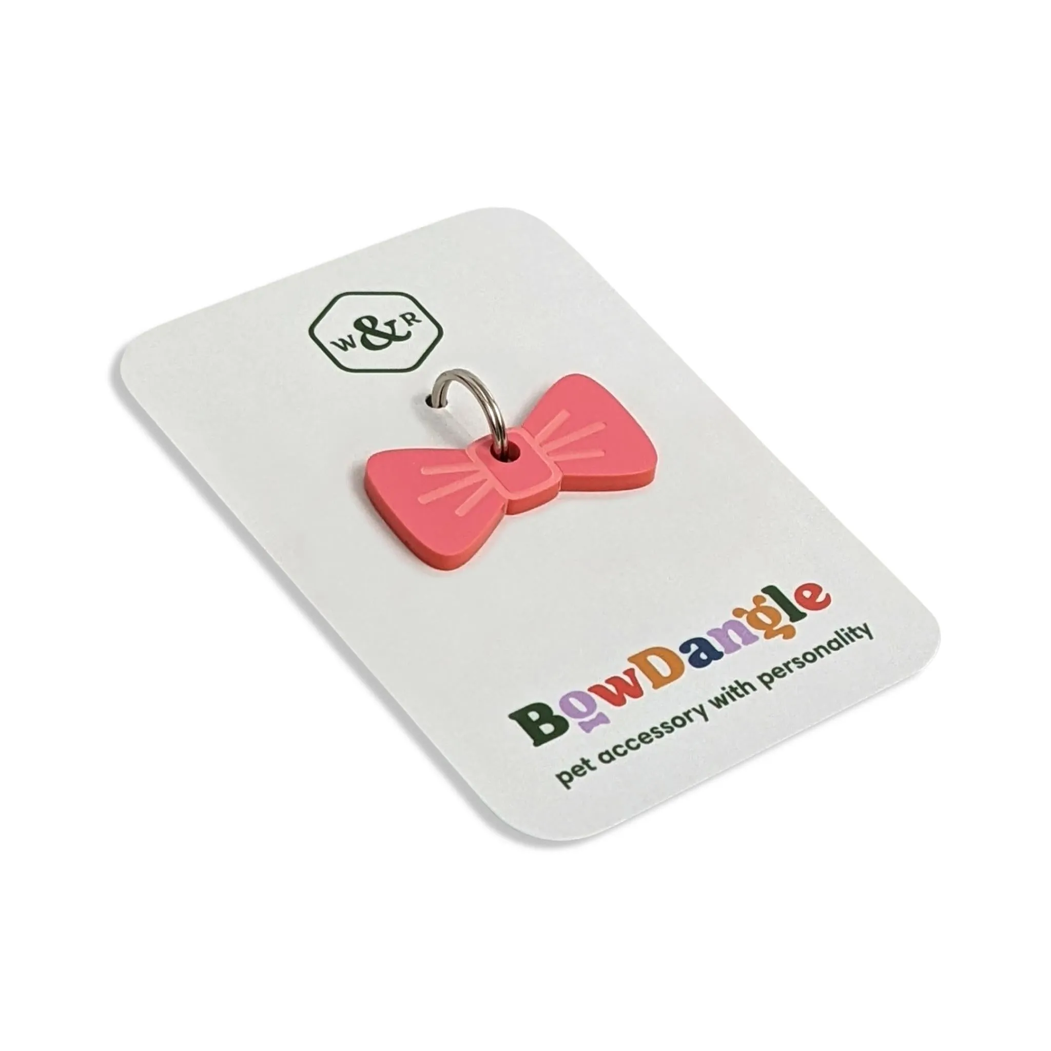 Coral Blossom Mini BowDangle