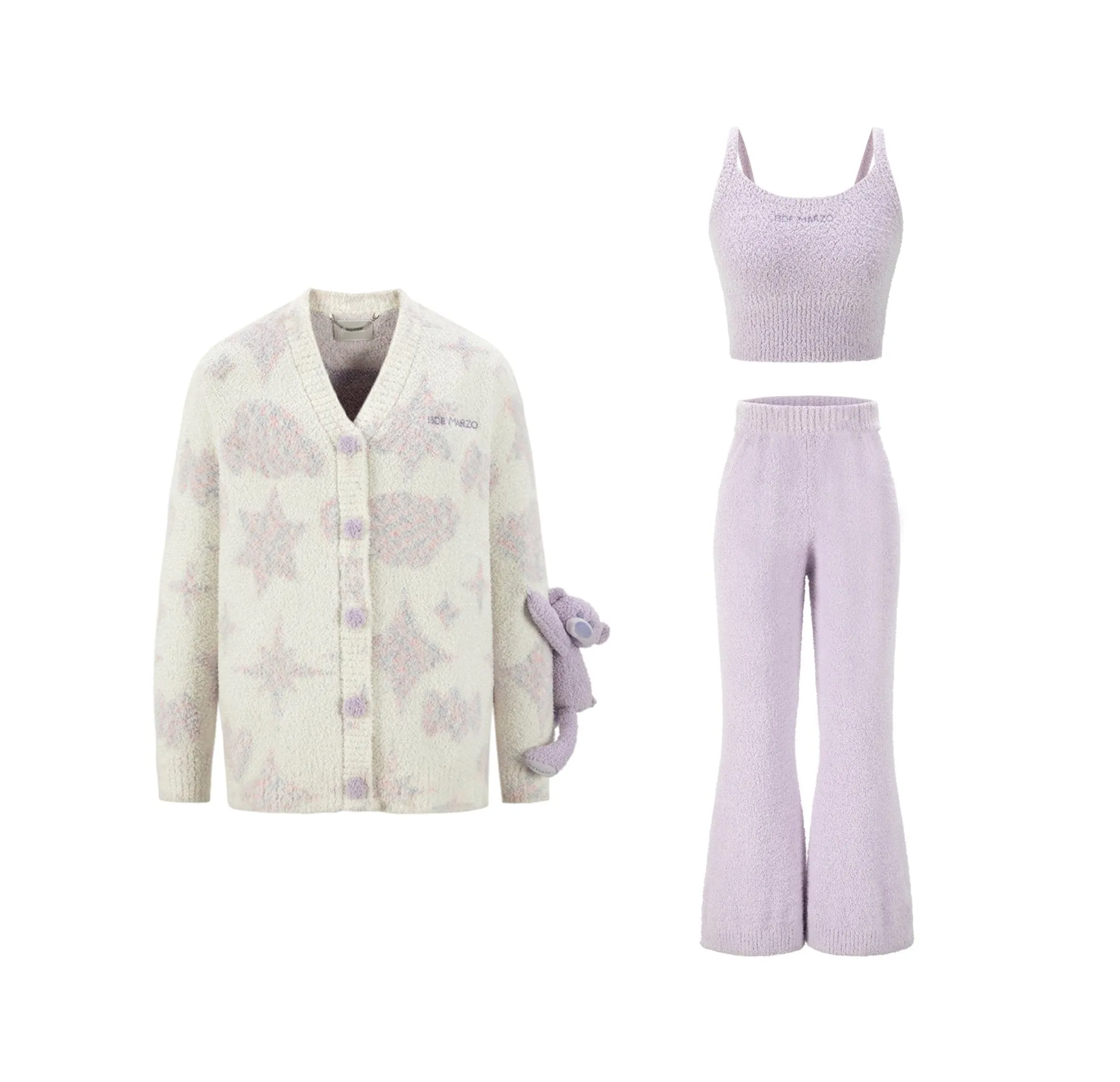 Coral Fleece Pajama Set