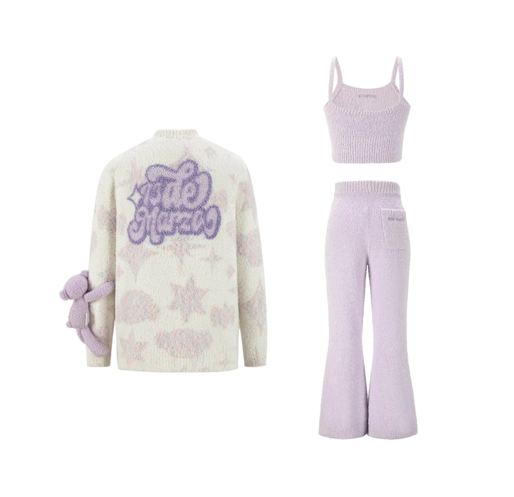 Coral Fleece Pajama Set