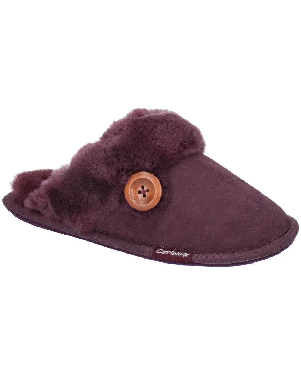 Cotswold Womens Lechlade Sheepskin Mule Slippers