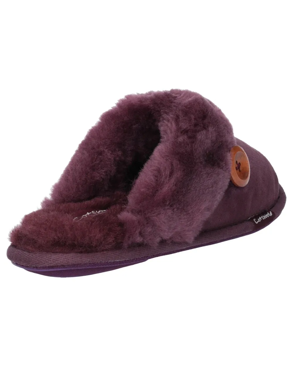 Cotswold Womens Lechlade Sheepskin Mule Slippers
