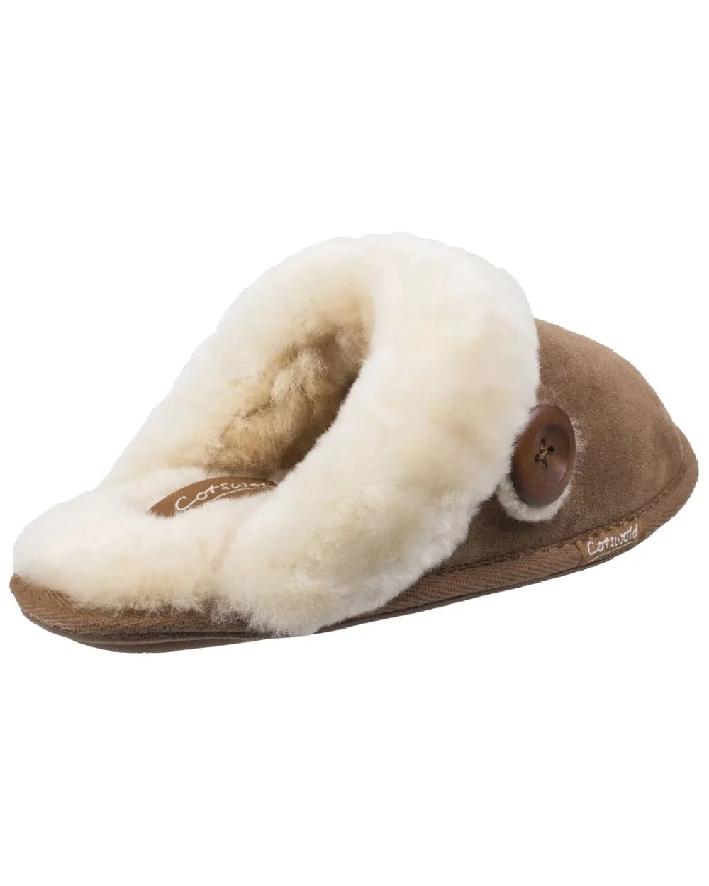 Cotswold Womens Lechlade Sheepskin Mule Slippers