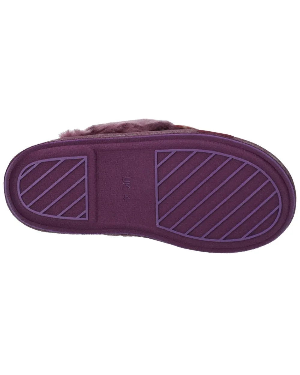 Cotswold Womens Lechlade Sheepskin Mule Slippers