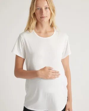 Cotton Modal Maternity Crewneck Tee 2-Pack