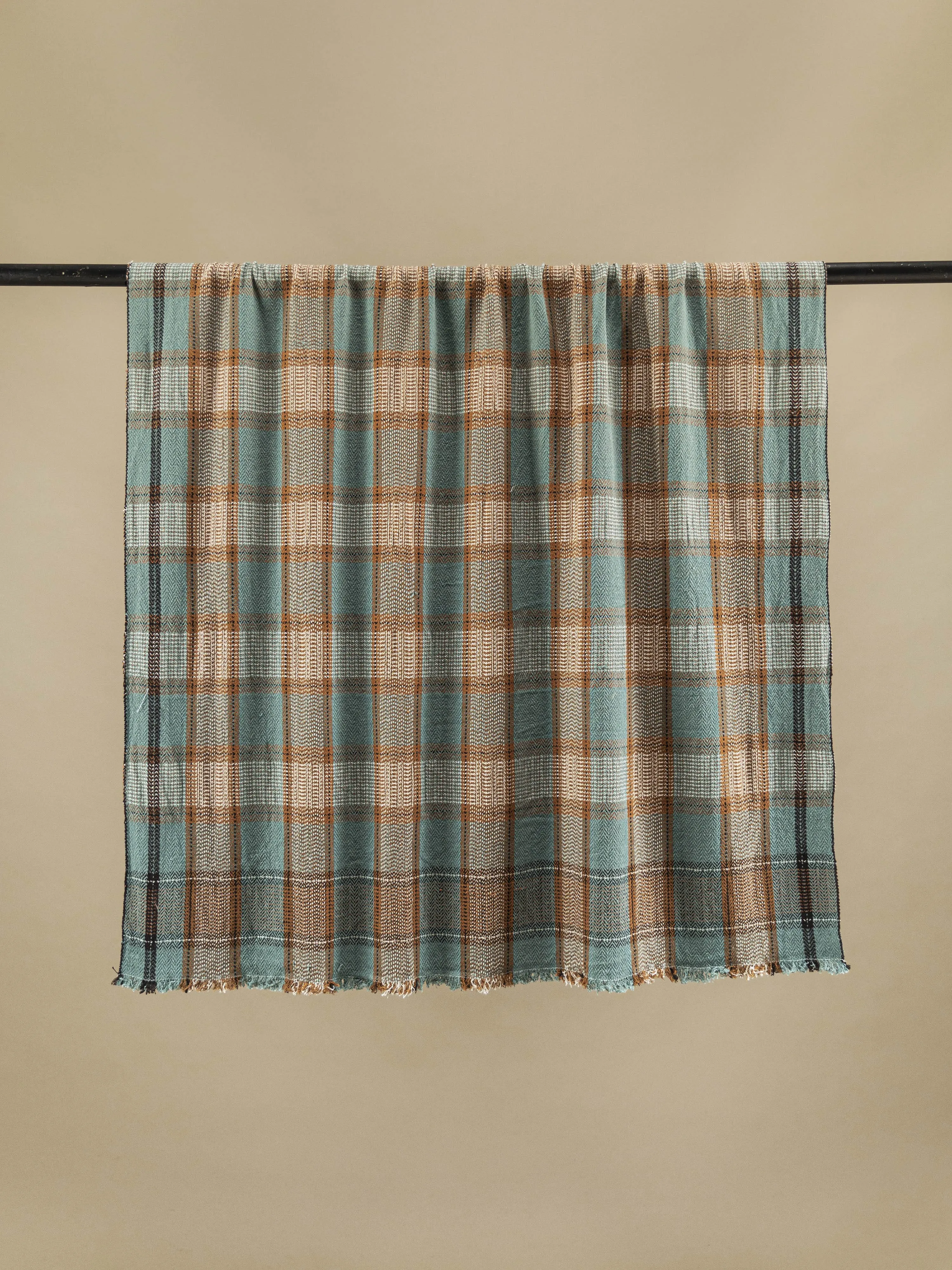 Cotton Plaid N°26 in Wood - Moismont