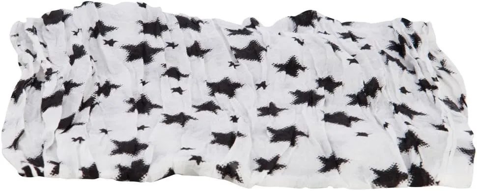Cotton Scarf with Stars