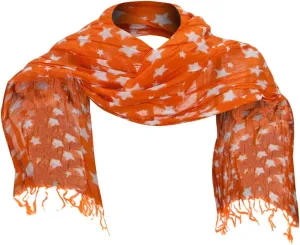 Cotton Scarf with Stars
