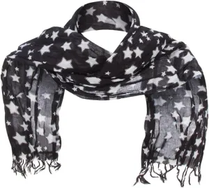 Cotton Scarf with Stars