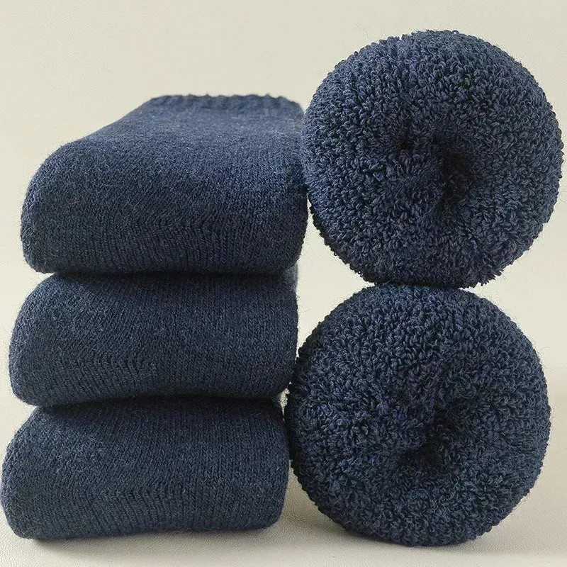 Cozy Wool Winter Socks (3 Pairs)