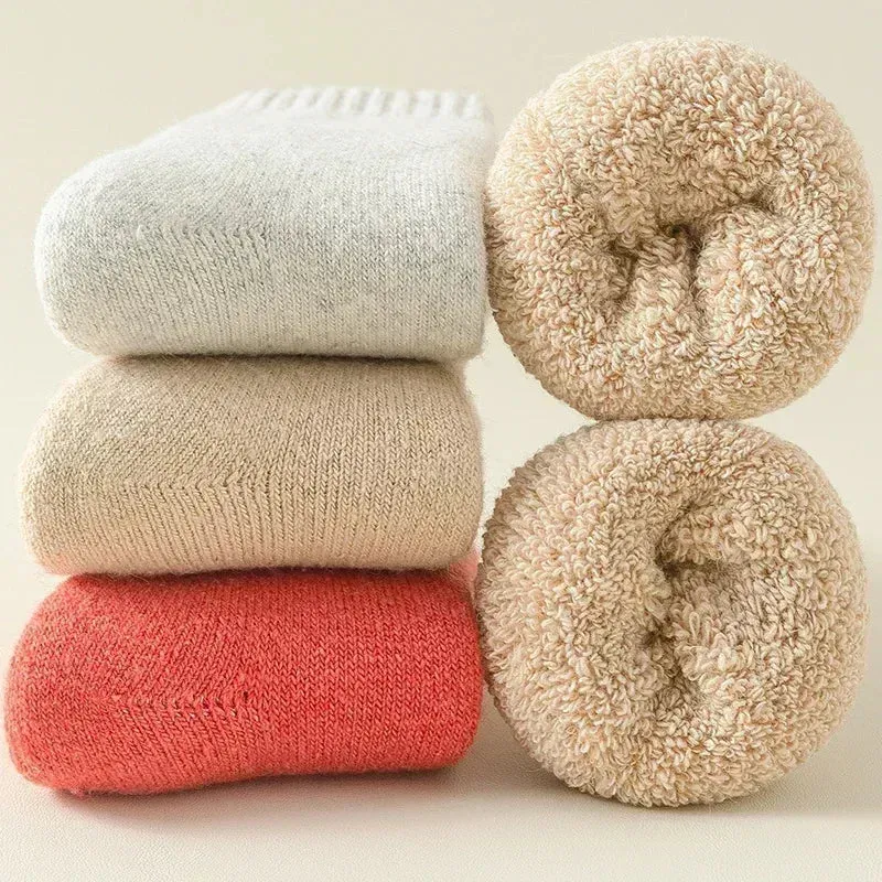 Cozy Wool Winter Socks (3 Pairs)