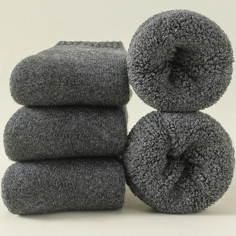 Cozy Wool Winter Socks (3 Pairs)