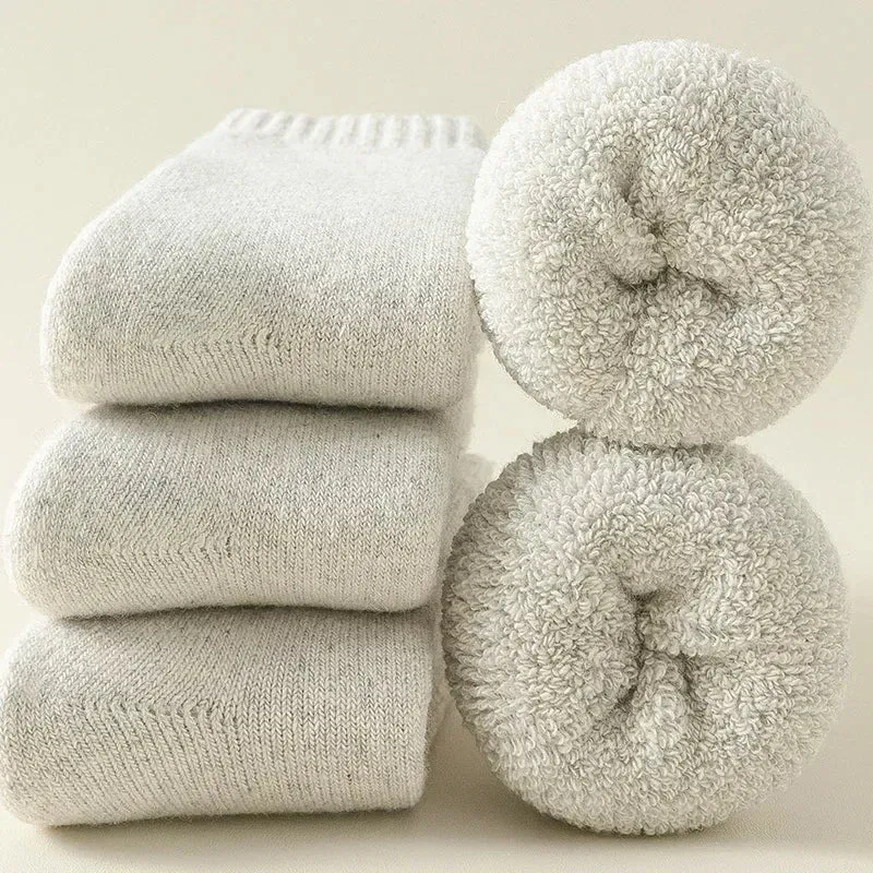 Cozy Wool Winter Socks (3 Pairs)