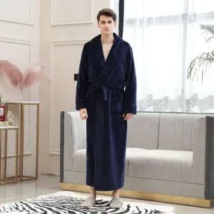 CozyNuit – Fleece Bathrobe for Men