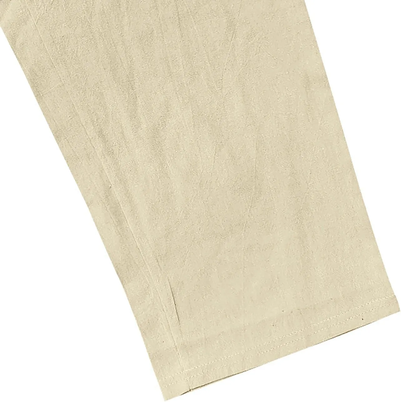 CRNTCEM Mens Cotton Linen Beach Pants Straight Loose Casual Yoga Sweatpants Outdoor Lightweight Travel Lounge Trousers