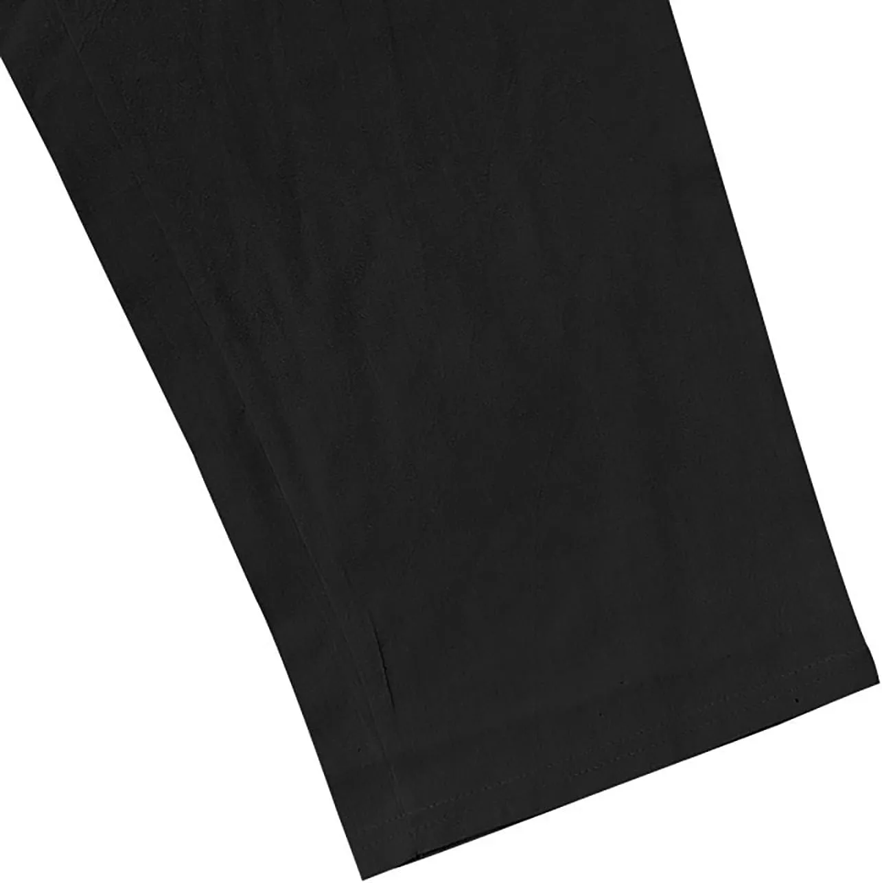 CRNTCEM Mens Cotton Linen Beach Pants Straight Loose Casual Yoga Sweatpants Outdoor Lightweight Travel Lounge Trousers