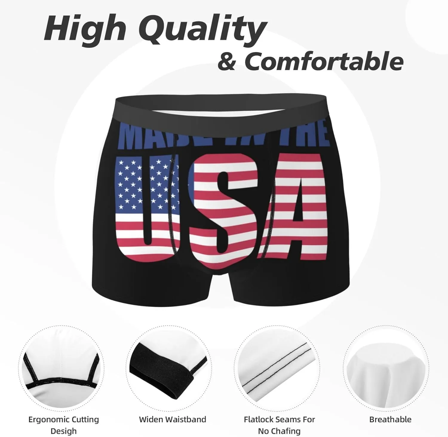 Cross Men'S Mesh Boxer Briefs Breathable Sports Underwear