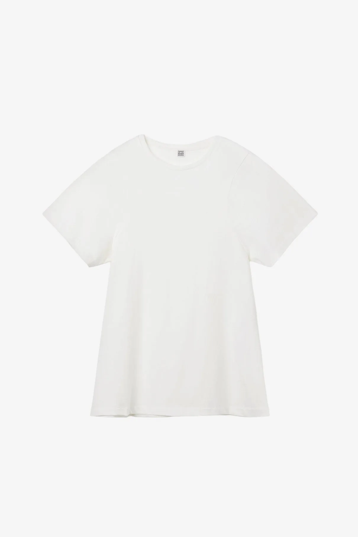 Curved Seam Tee - Off-White