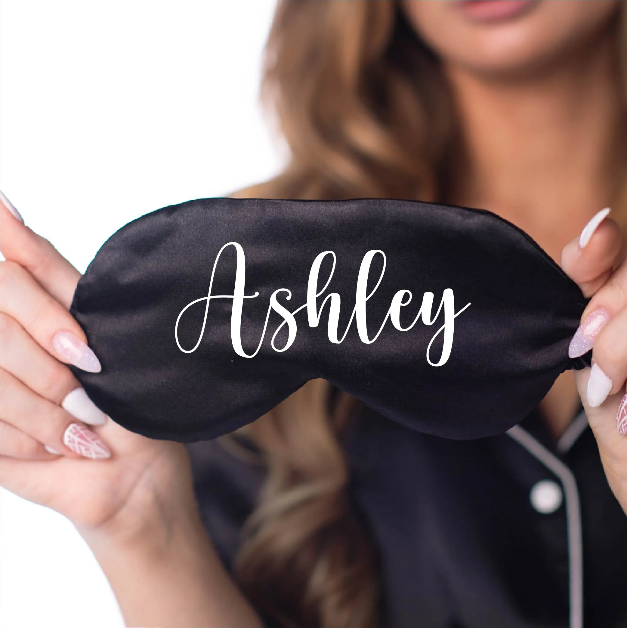 Custom Name Wedding Eye Mask