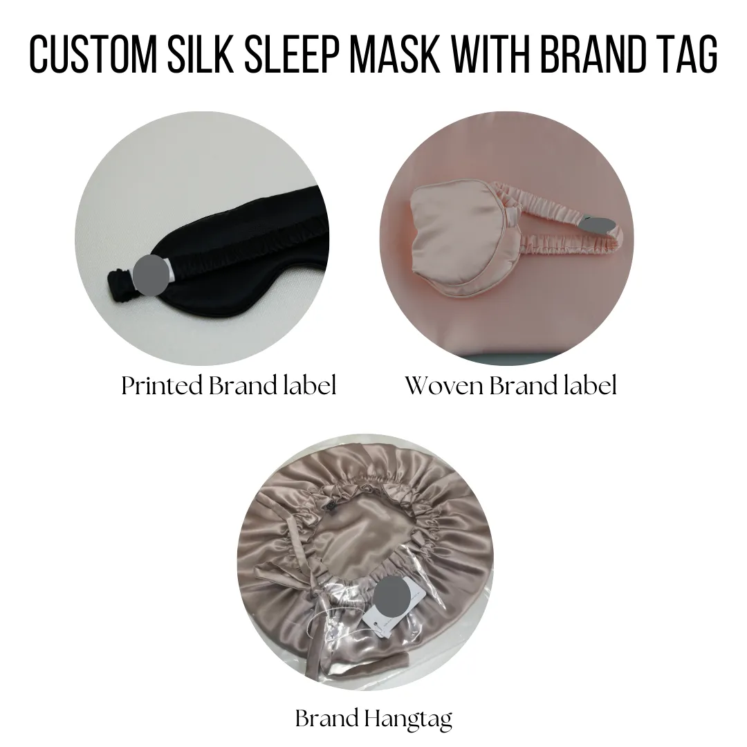 Custom Wholesale Silk Eye Mask 22 Momme