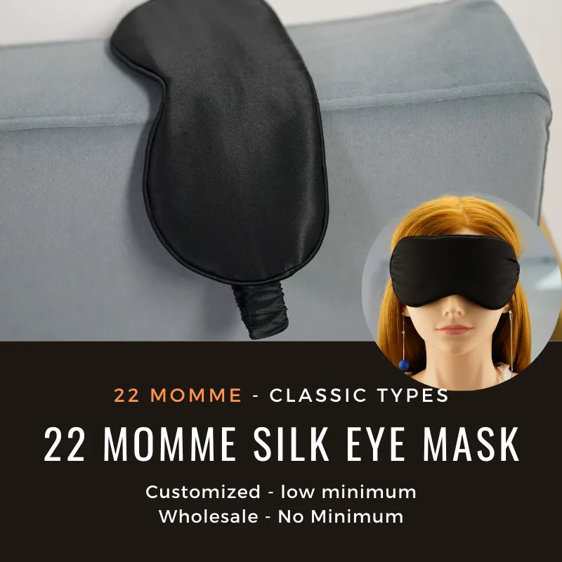 Custom Wholesale Silk Eye Mask 22 Momme