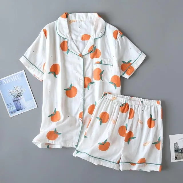 Cute Cotton Pajama Sleepwear Set