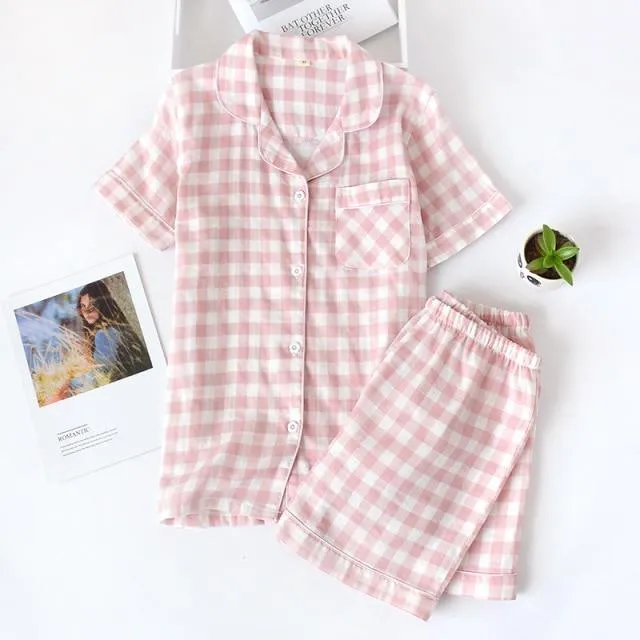 Cute Cotton Pajama Sleepwear Set