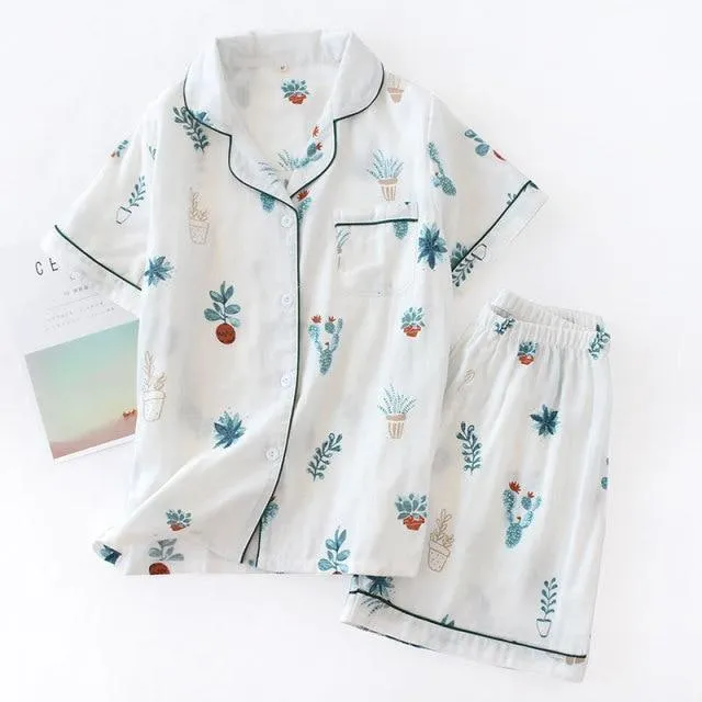 Cute Cotton Pajama Sleepwear Set