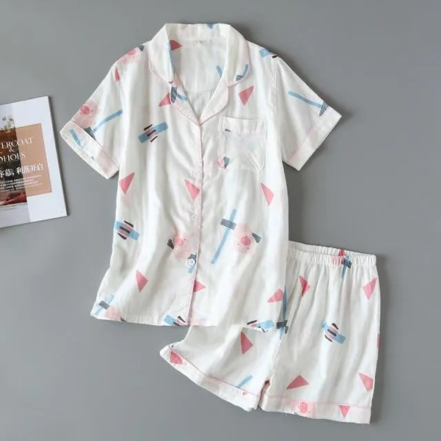 Cute Cotton Pajama Sleepwear Set