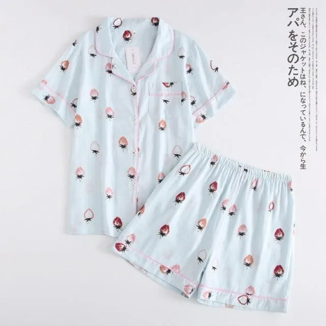 Cute Cotton Pajama Sleepwear Set