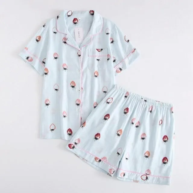 Cute Cotton Pajama Sleepwear Set
