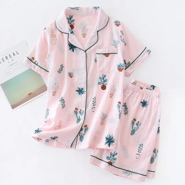 Cute Cotton Pajama Sleepwear Set