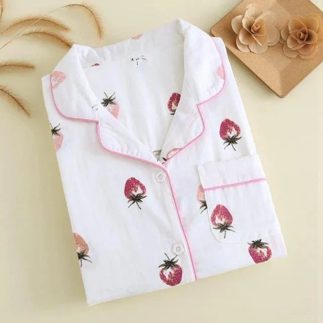 Cute Cotton Pajama Sleepwear Set