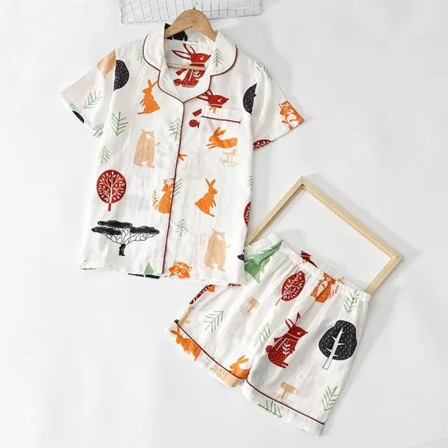 Cute Cotton Pajama Sleepwear Set
