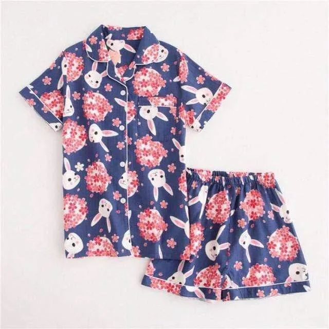 Cute Cotton Pajama Sleepwear Set