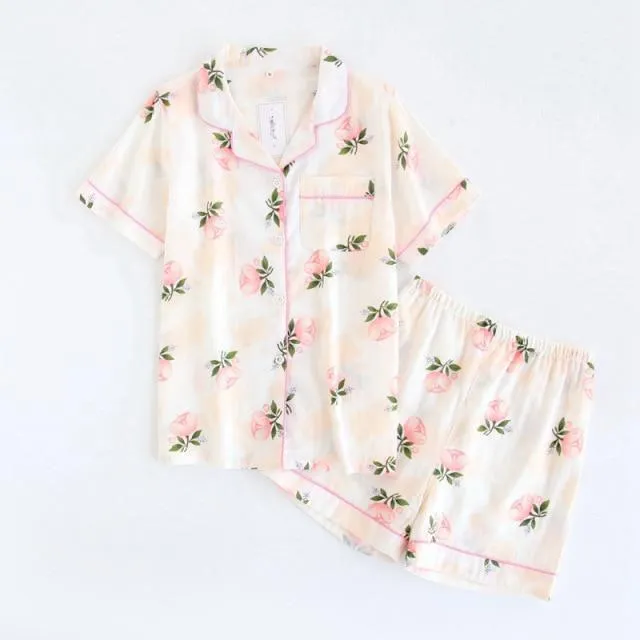 Cute Cotton Pajama Sleepwear Set