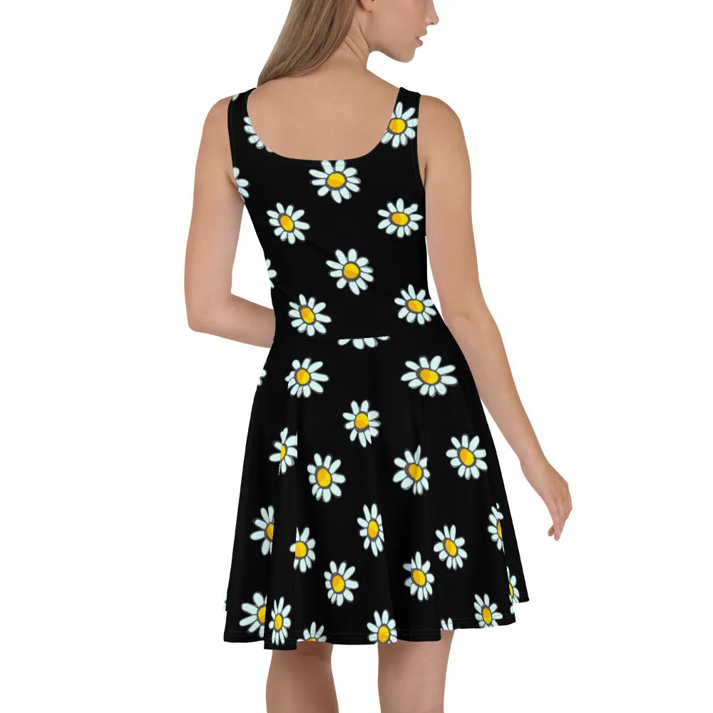 Cute Daisy Women’s and Girls Skater Dress, lioness-love.com