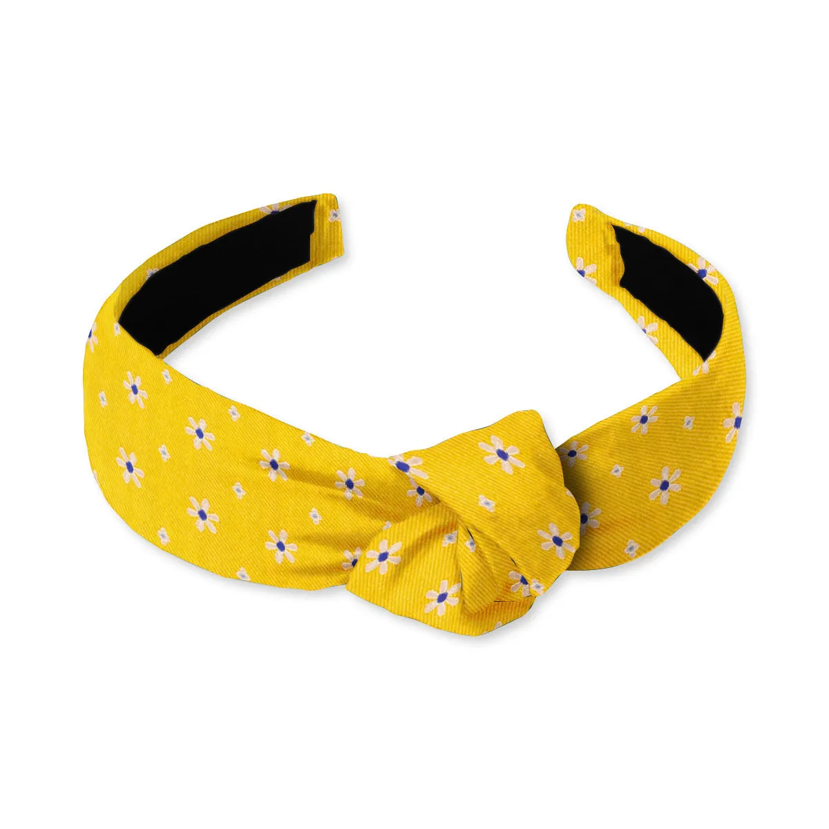 Daisy Springs Yellow - Knotted Headband