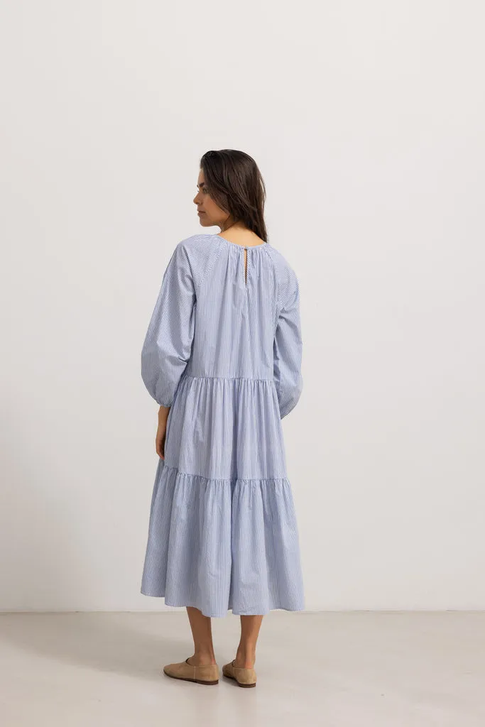 Daloma W, Dress - Bolich Blue Strips